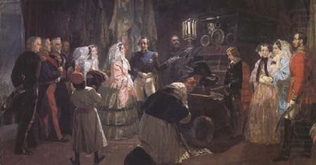 Queen Victoria at the Tomb of Napoleon (mk25), Edward Matthew Ward